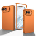 Matte Skin Feel Phone Case For Iphone Duo Fold Integrated Screen Film Pc Shockproof Slim Fit Protective Cover Anti Fingerprint - Buy  Product on Alibaba.com