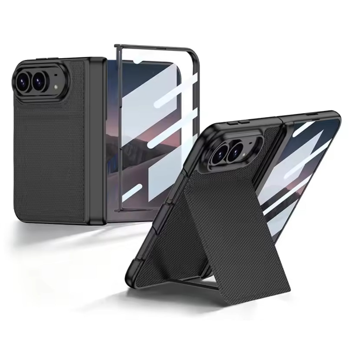 iPhone Duo Phold Case with Kickstand