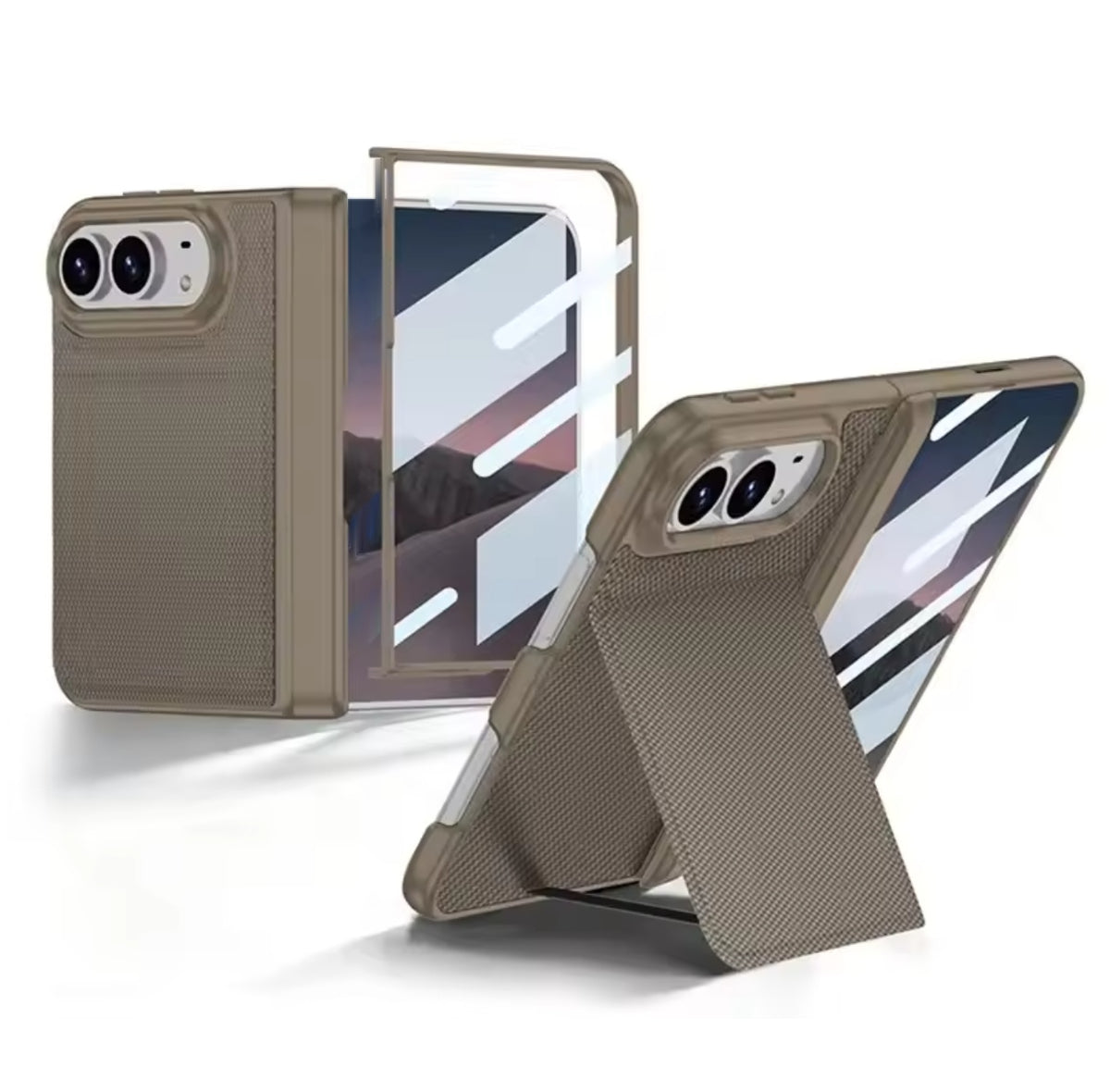 iPhone Duo Phold Case with Kickstand